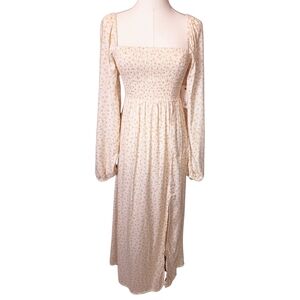 Billabong Cream Long Sleeve Bishop Sundress